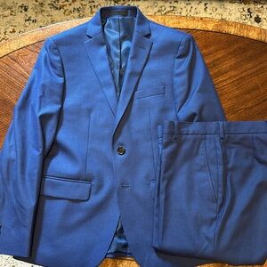 Ralph Lauren - Boys size 16R navy suit with jacket and pants